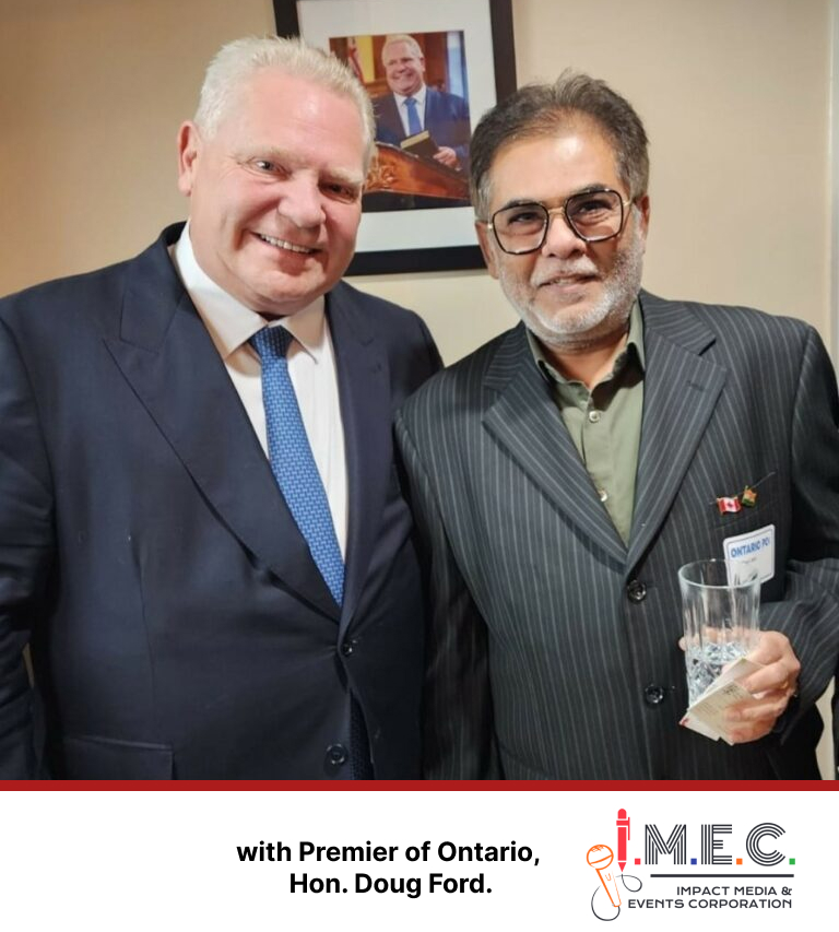 with Premier of Ontario, Hon. Doug Ford. '